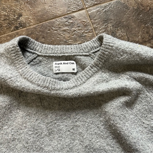 Frank and Oak Seawool crewneck sweater - Picture 2 of 3